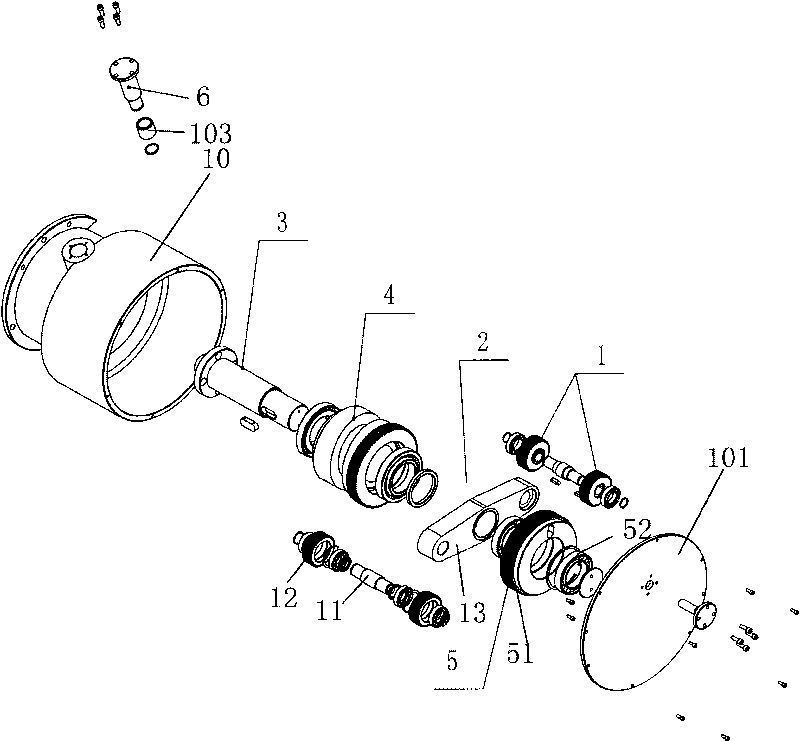 Automatic translation mechanism of die-cutting rubber pad roller