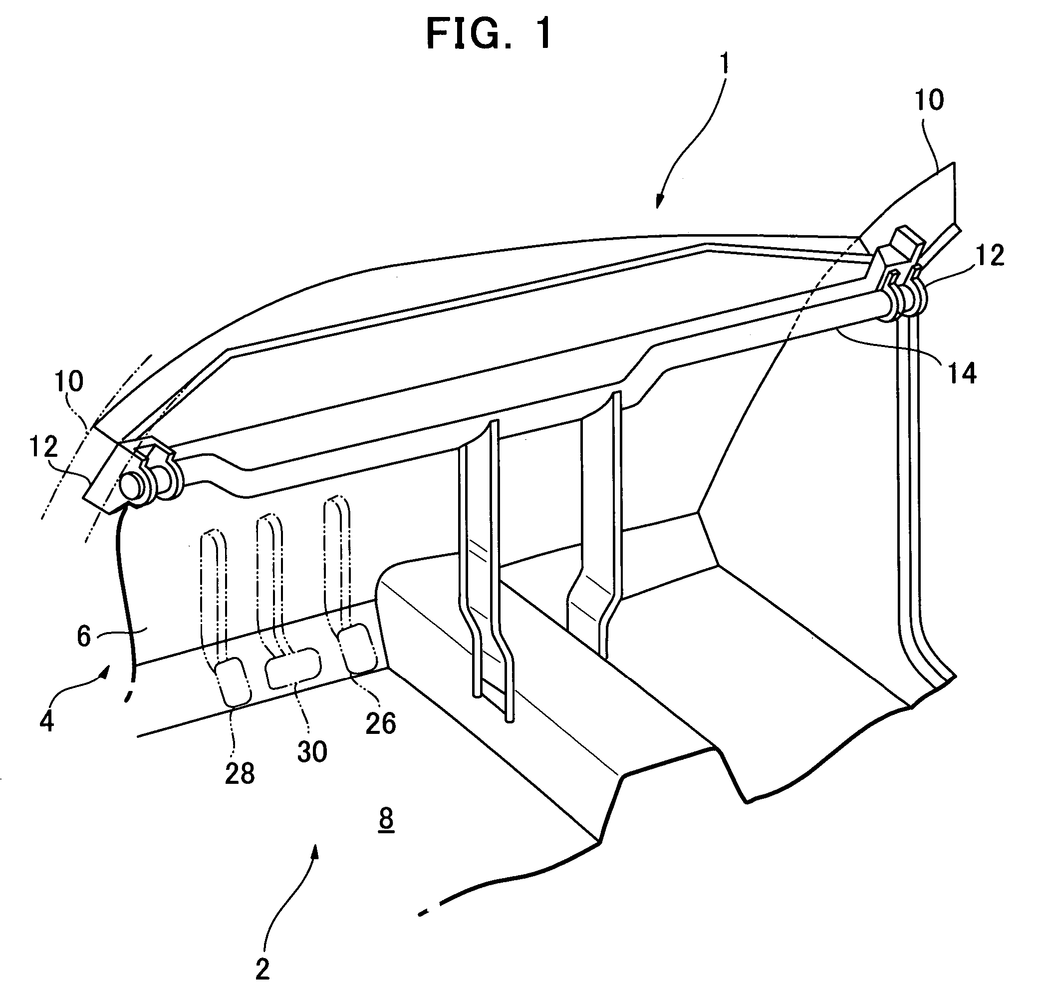 Support structure for pedal of vehicle