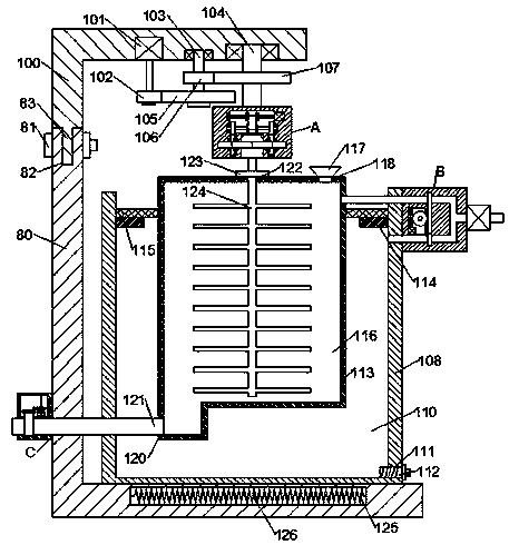 Pressurizing and impregnating device for corrosion protection of woods
