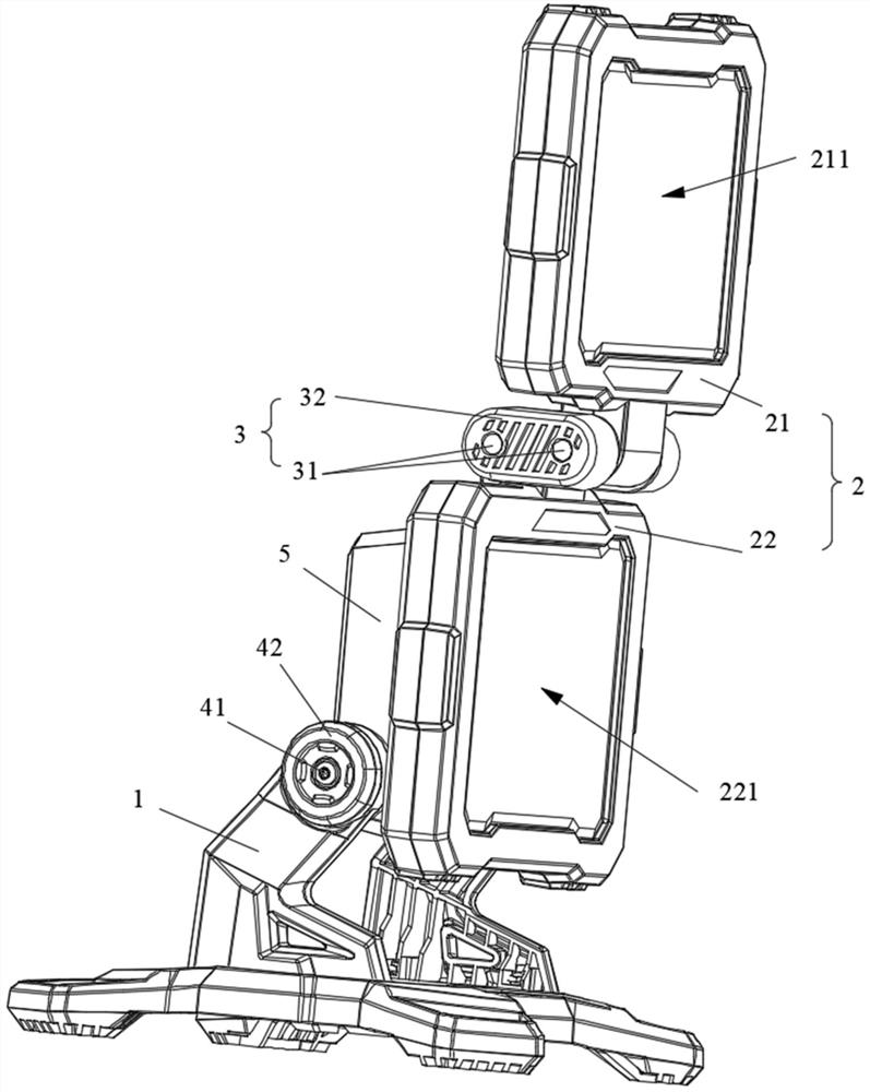 Double-lamp-holder lamp