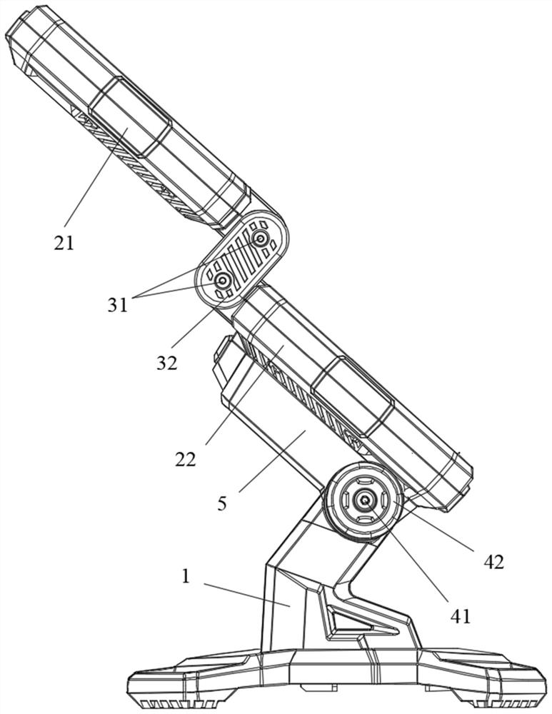 Double-lamp-holder lamp