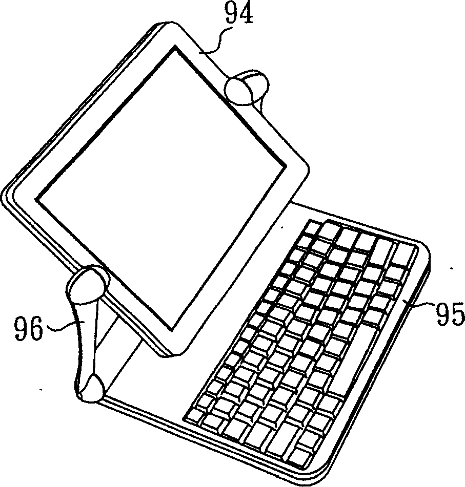 Package assembly for rotary type display unit