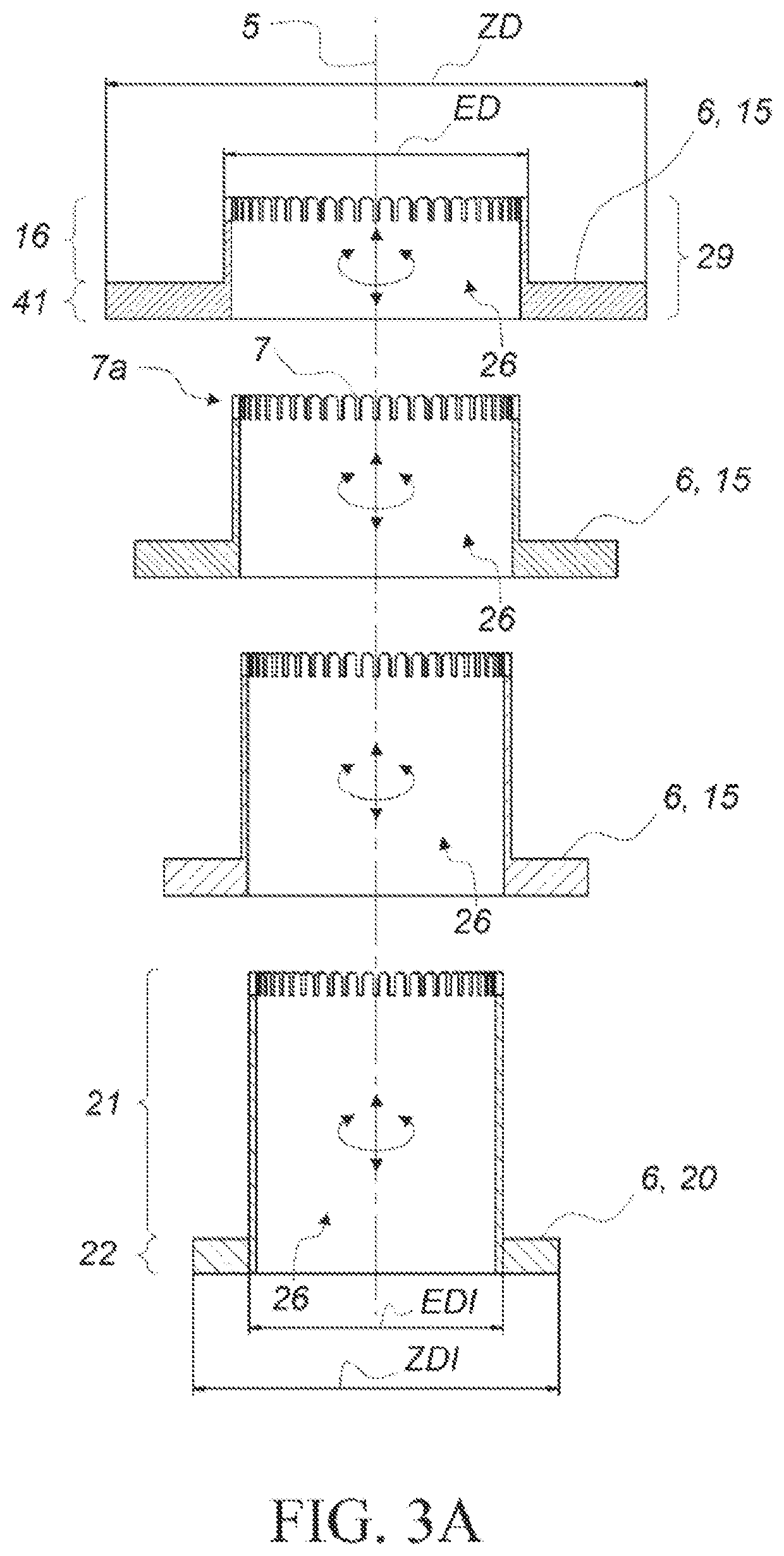Apparatus for bending ends, arranged in annular layers, of bar conductors of a stator of an electrical machine
