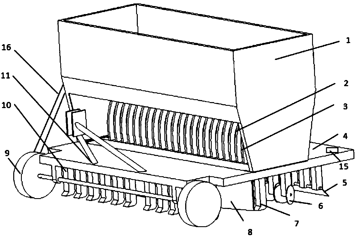 Synchronous fertilizing and seeding machine and operating method thereof