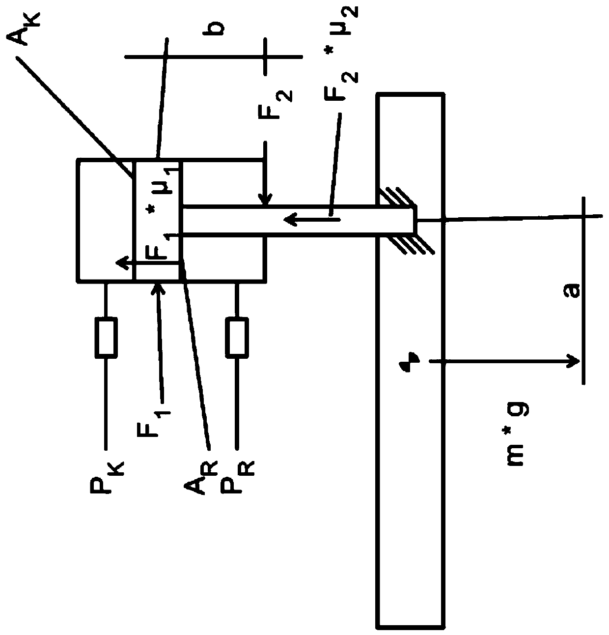 Device and method for weighing a ballast on a crane, and corresponding crane