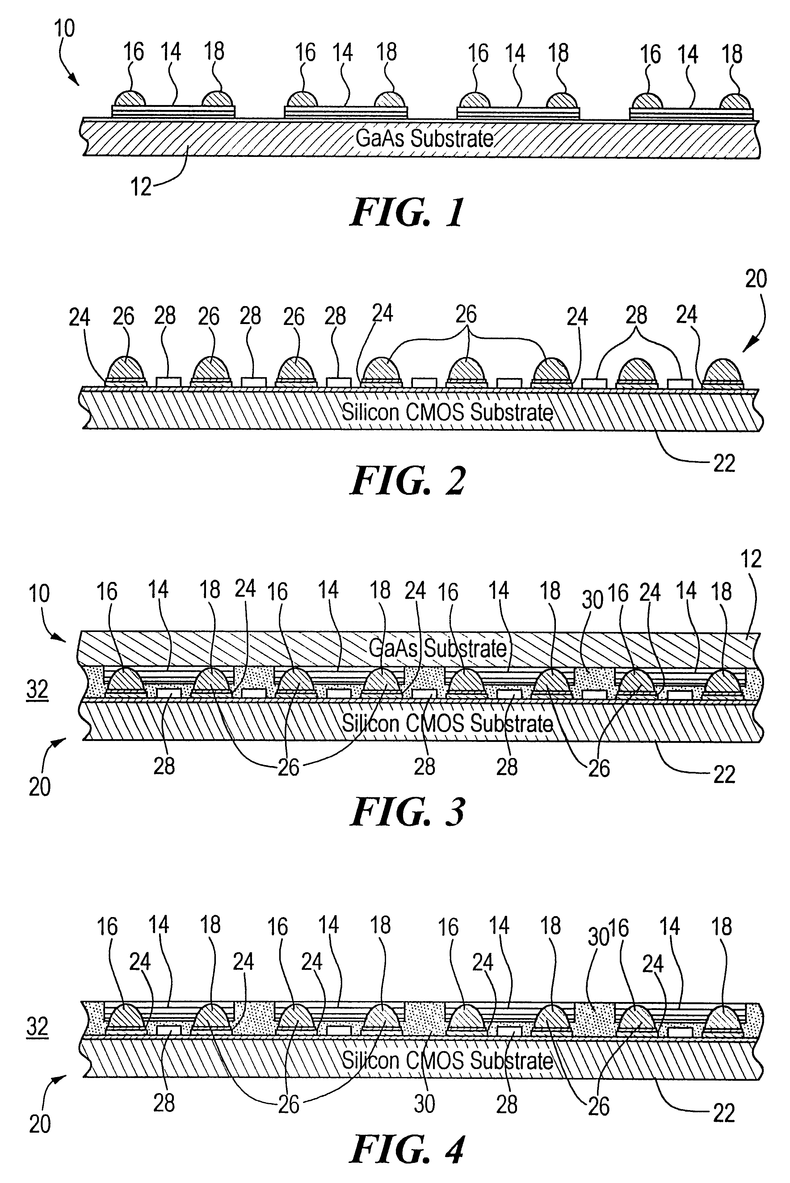 Electro-optical transceiver system with controlled lateral leakage and method of making it