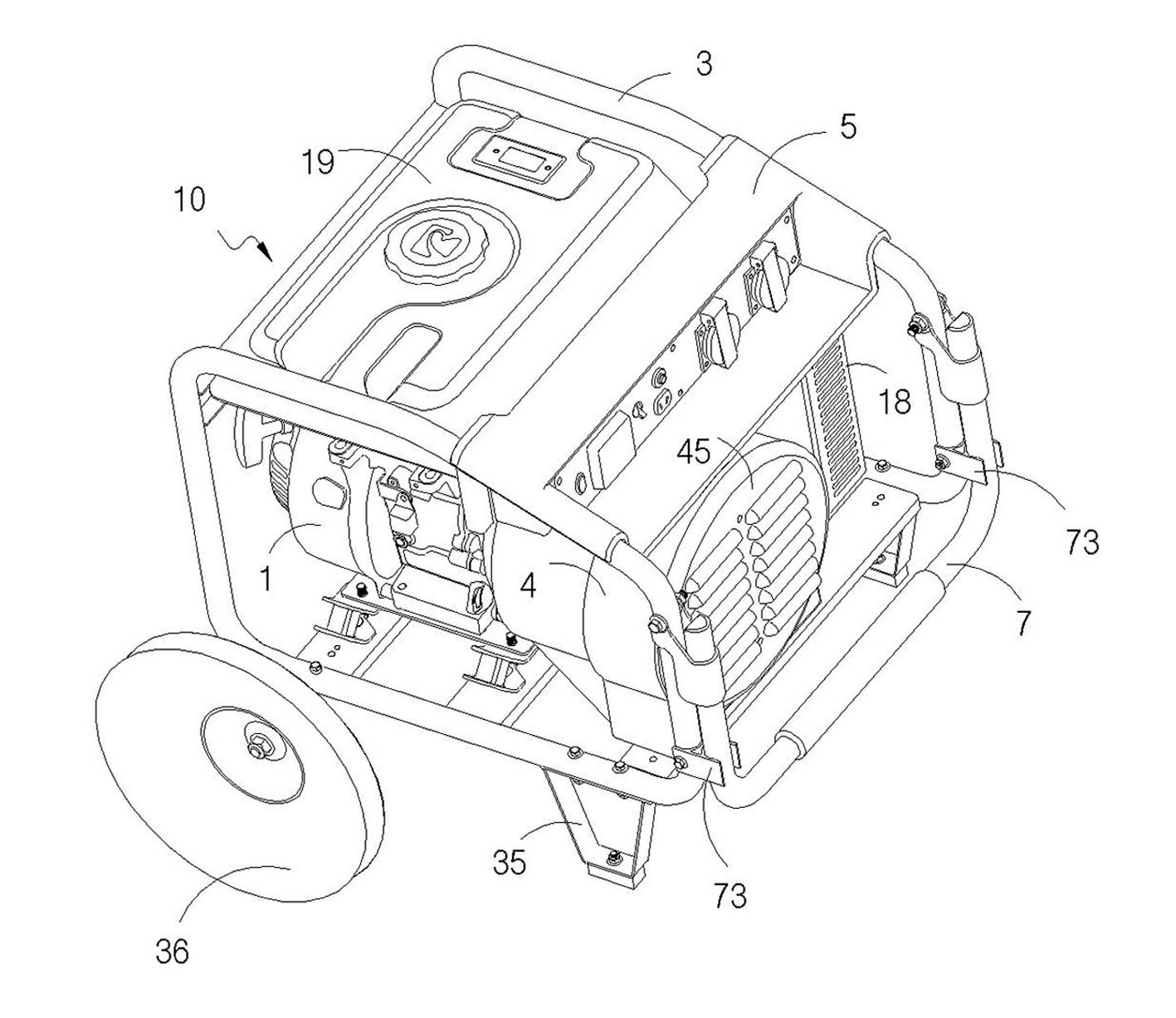 Engine-driven generator