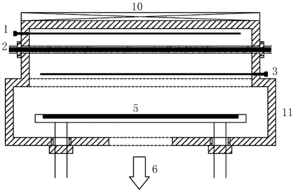 Linear plasma-enhanced chemical vapor deposition system with remote magnetic-mirror field constraint