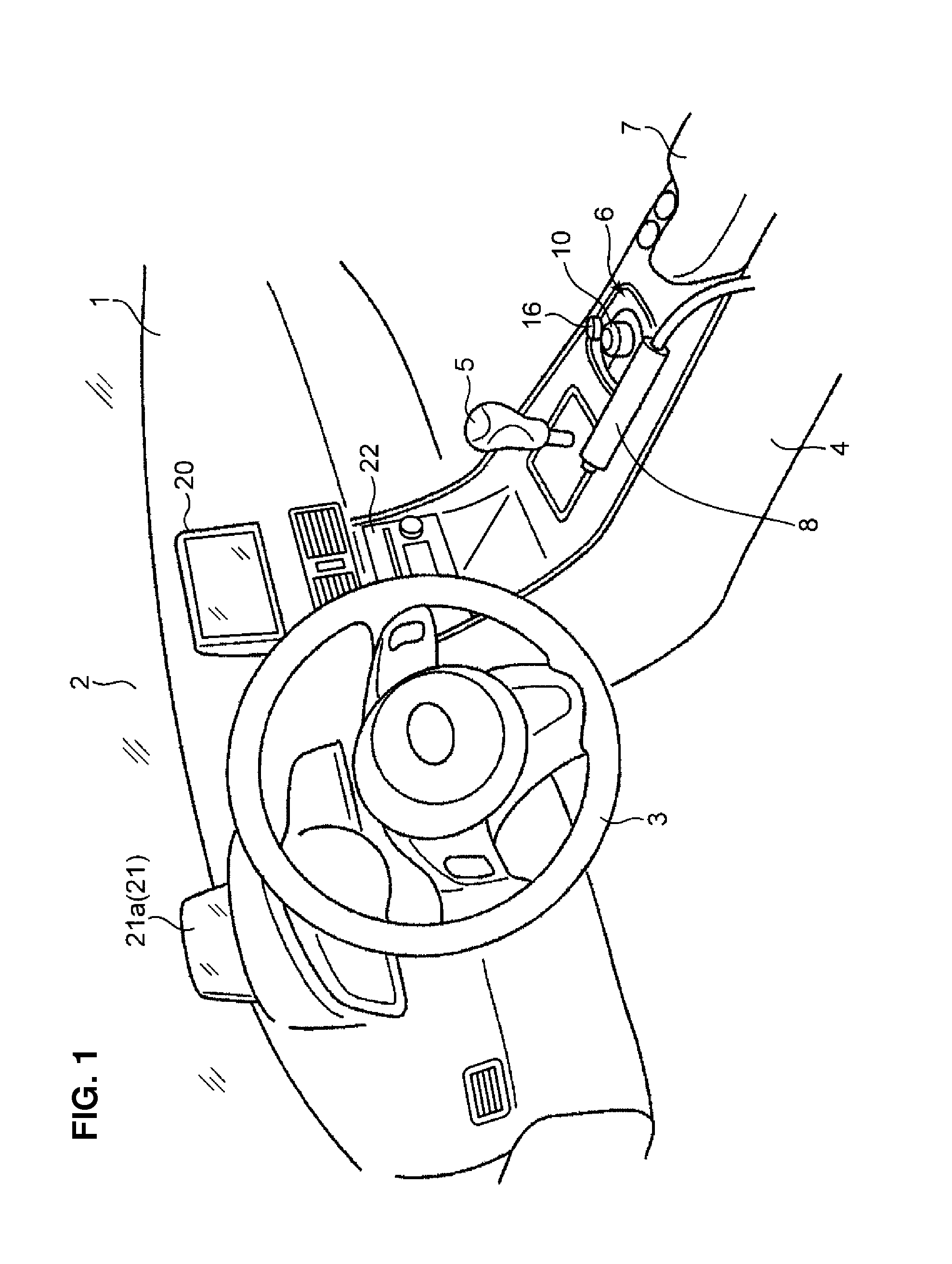 Information display device for vehicle