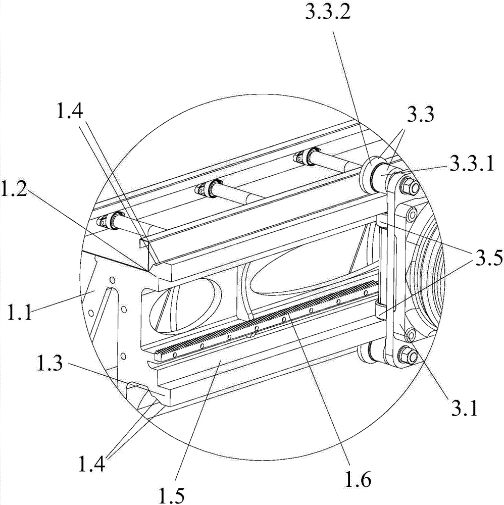 A vertical profile single track traction robot