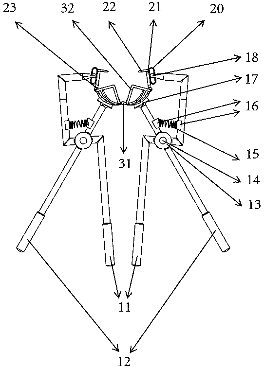 Manual Chinese chestnut thorn ball stripping equipment