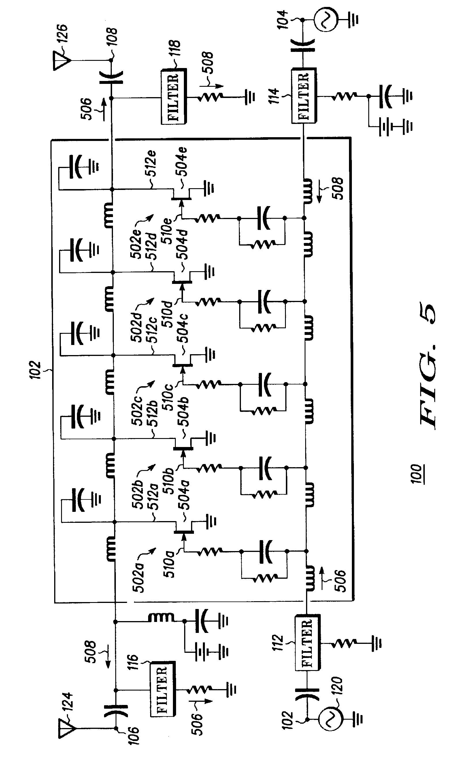 Bidirectional distributed amplifier