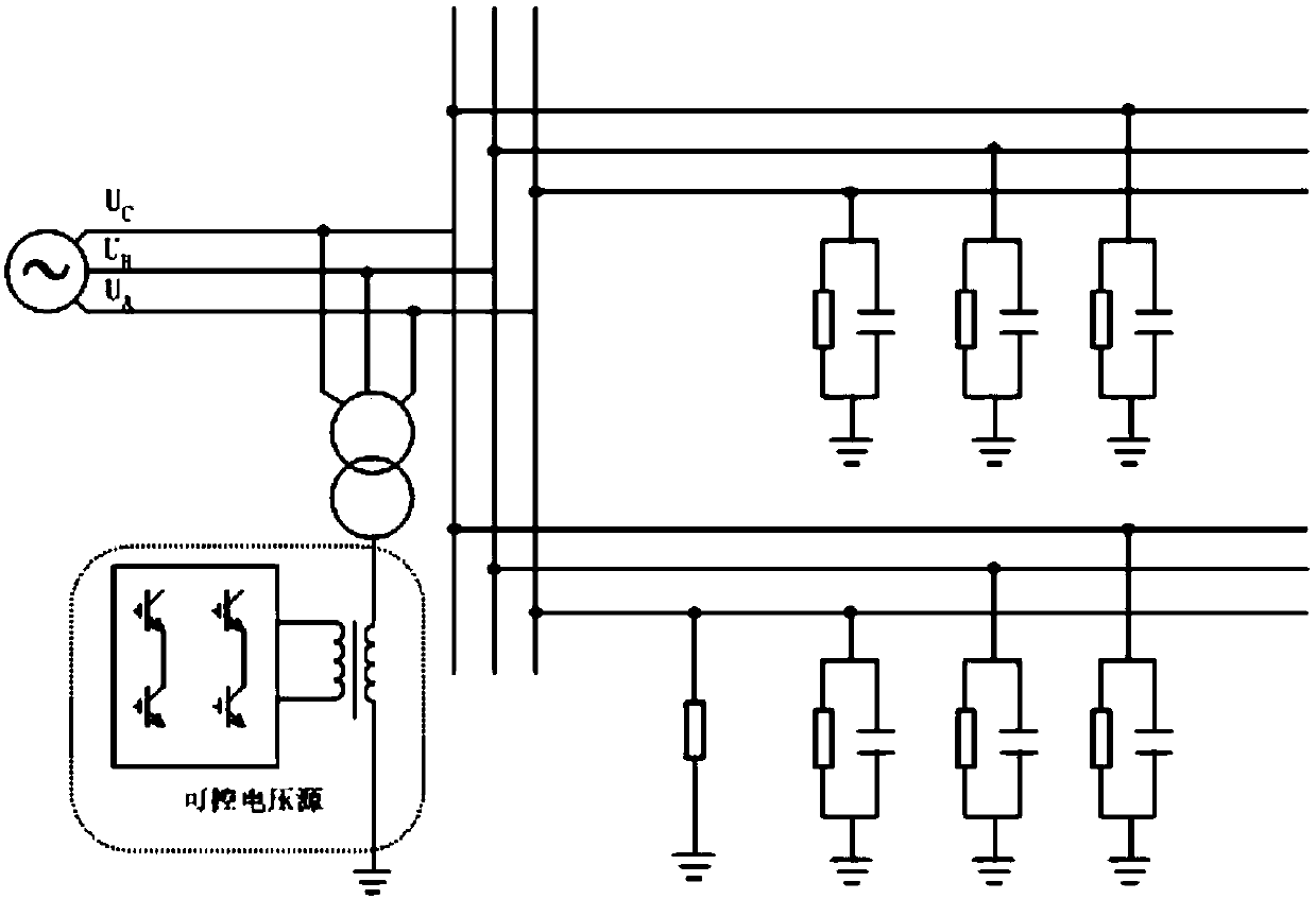 Compensation voltage prediction method for full compensation of controllable voltage source