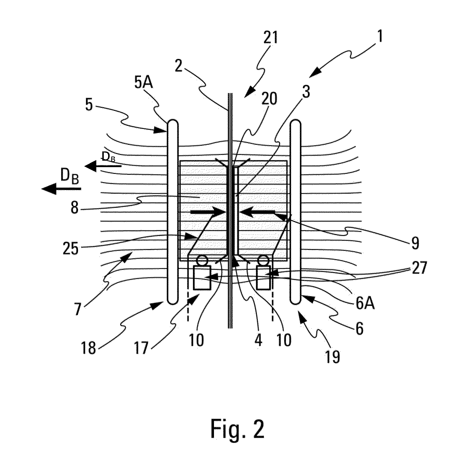 Induction welding process and device for parts made of composite materials