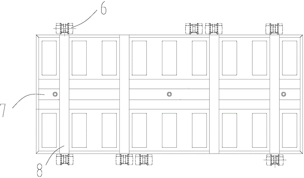 Vibration method for pre-tensioning prefabricated track boards