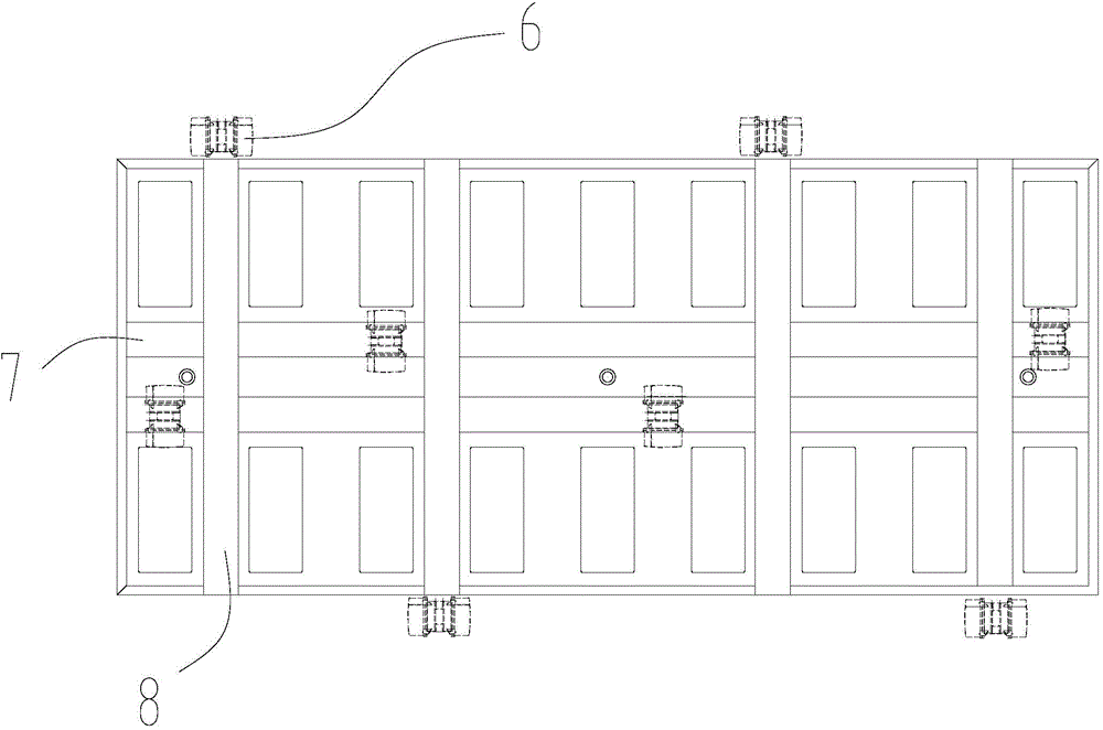 Vibration method for pre-tensioning prefabricated track boards