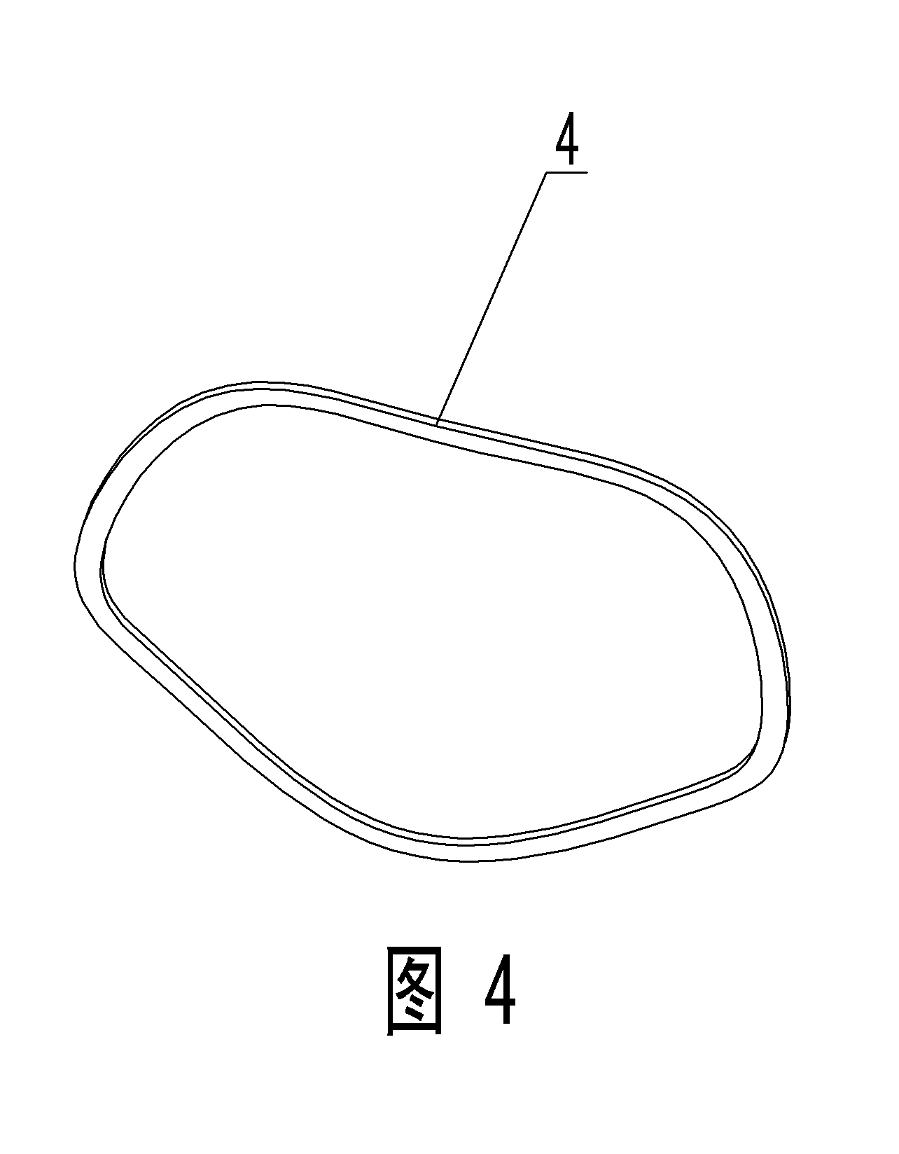 Lock type sealing electrical connector for curved groove