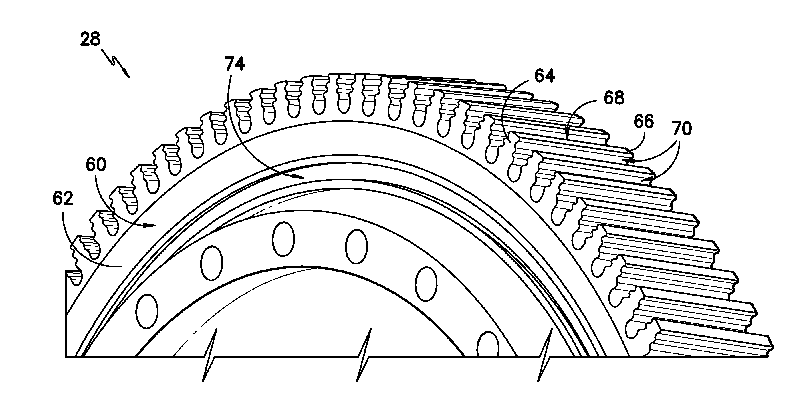 Modified rotor component and method for modifying a wear characteristic of a rotor component in a turbine system
