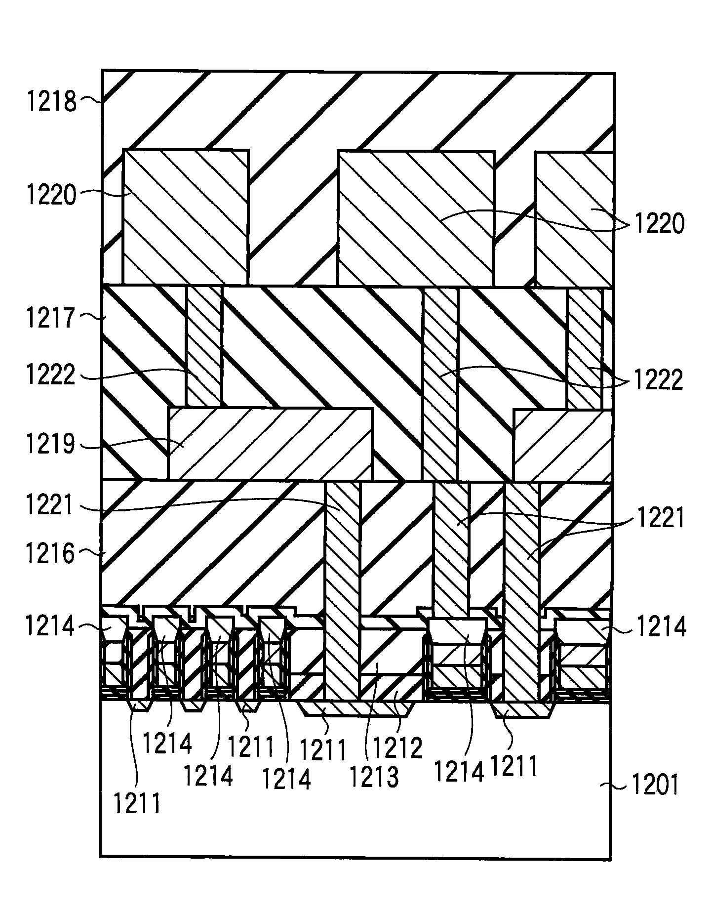 Semiconductor device using element isolation region of trench isolation structure and manufacturing method thereof
