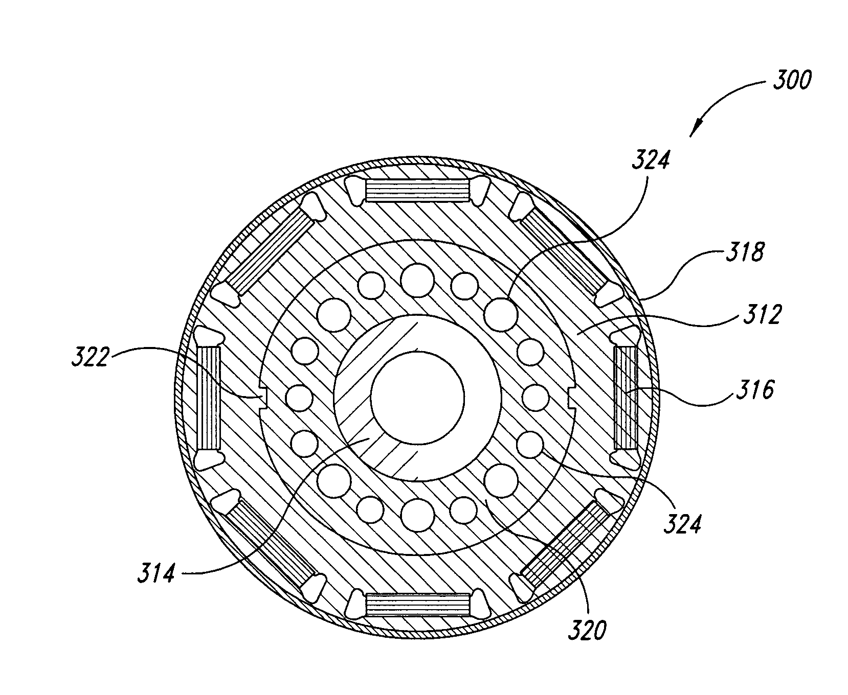 Rotor assembly for a permanent magnet power electric machine
