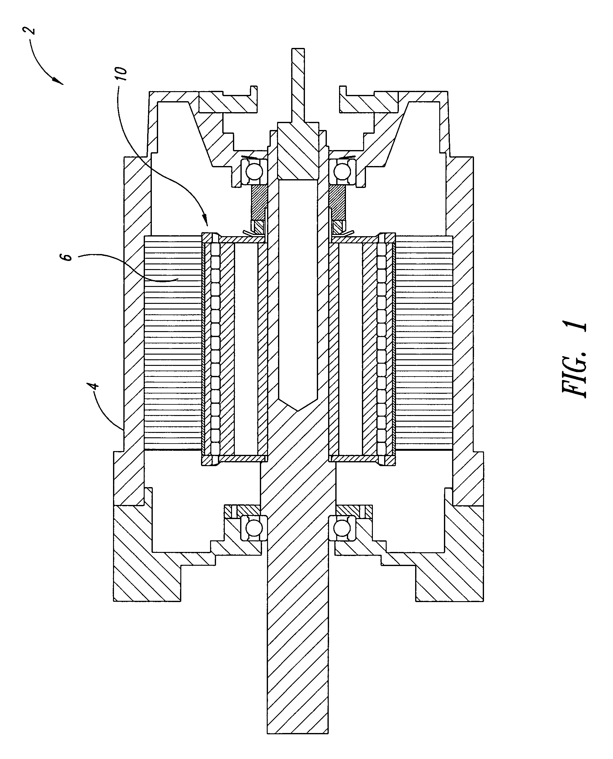 Rotor assembly for a permanent magnet power electric machine