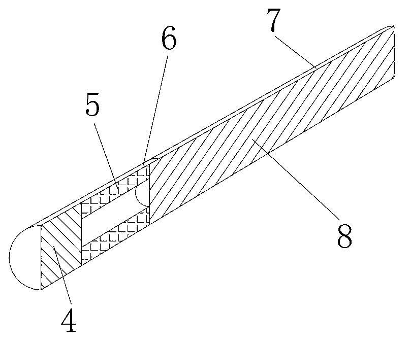 Binary compound filter rod for tobacco as well as processing method and equipment thereof