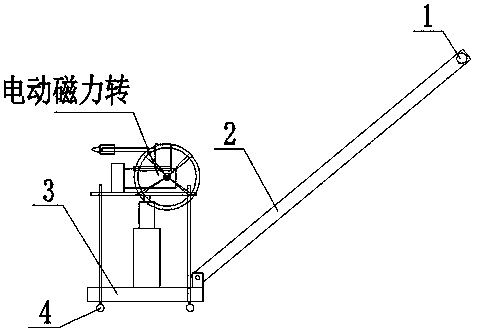Steel plate drilling device
