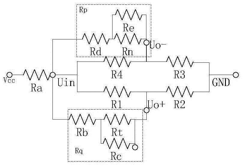 Silicon pressure sensor temperature excursion compensating circuit and circuit establishing method