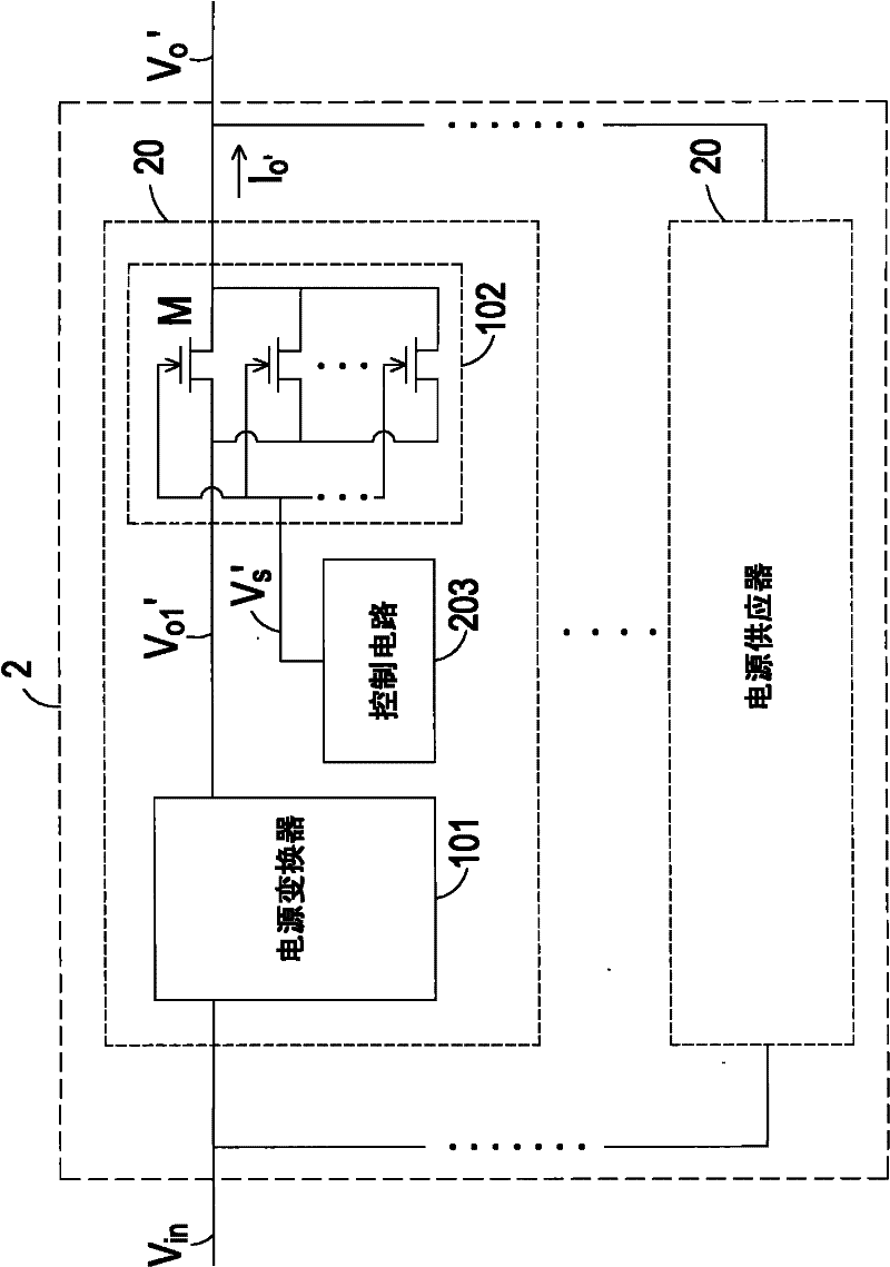 Power supply and power supply system with multiple power supplies