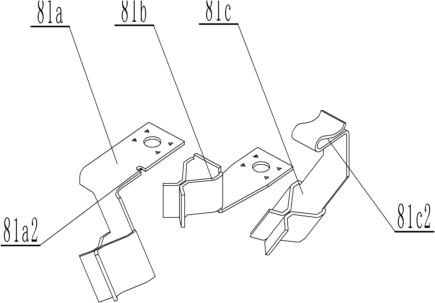 Wall-mounted high-current socket