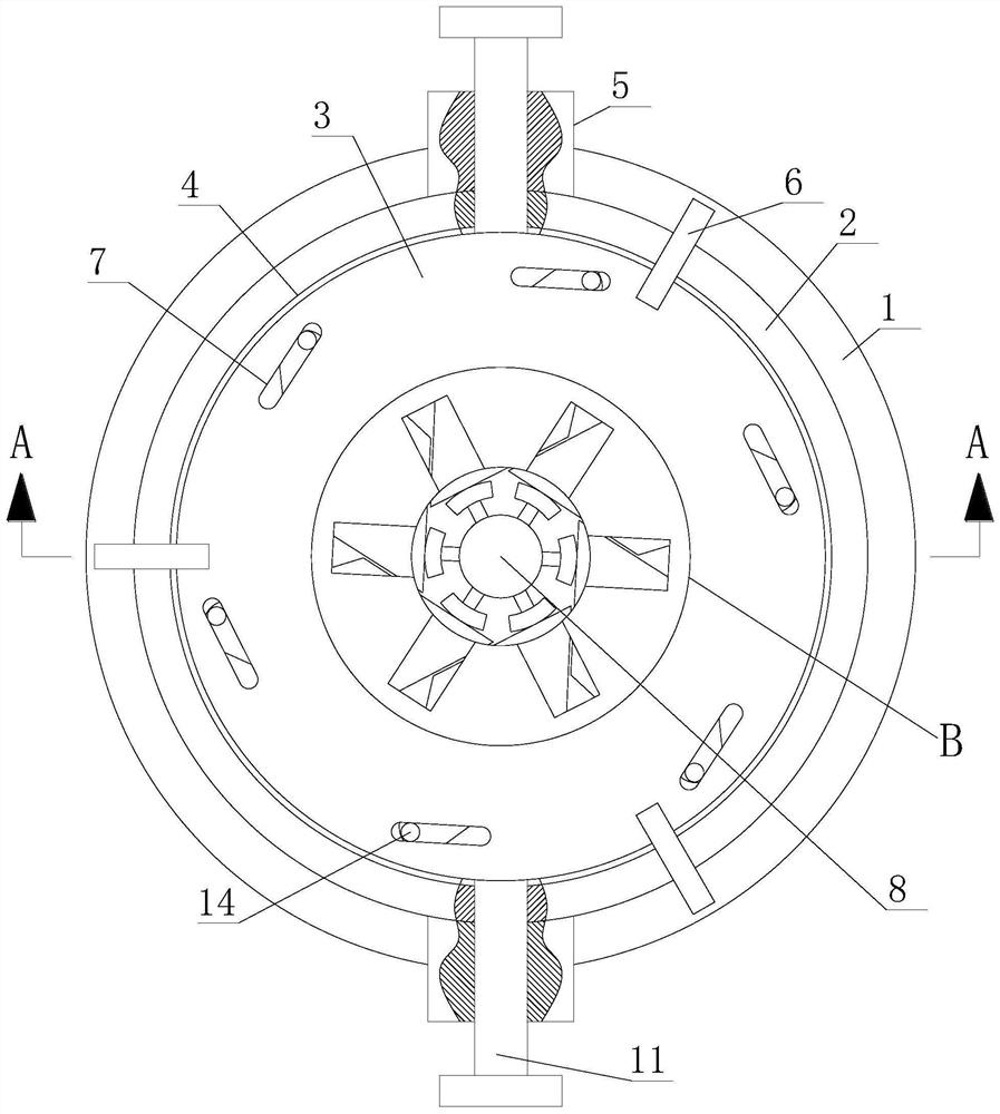 A spindle device for biomass fiber