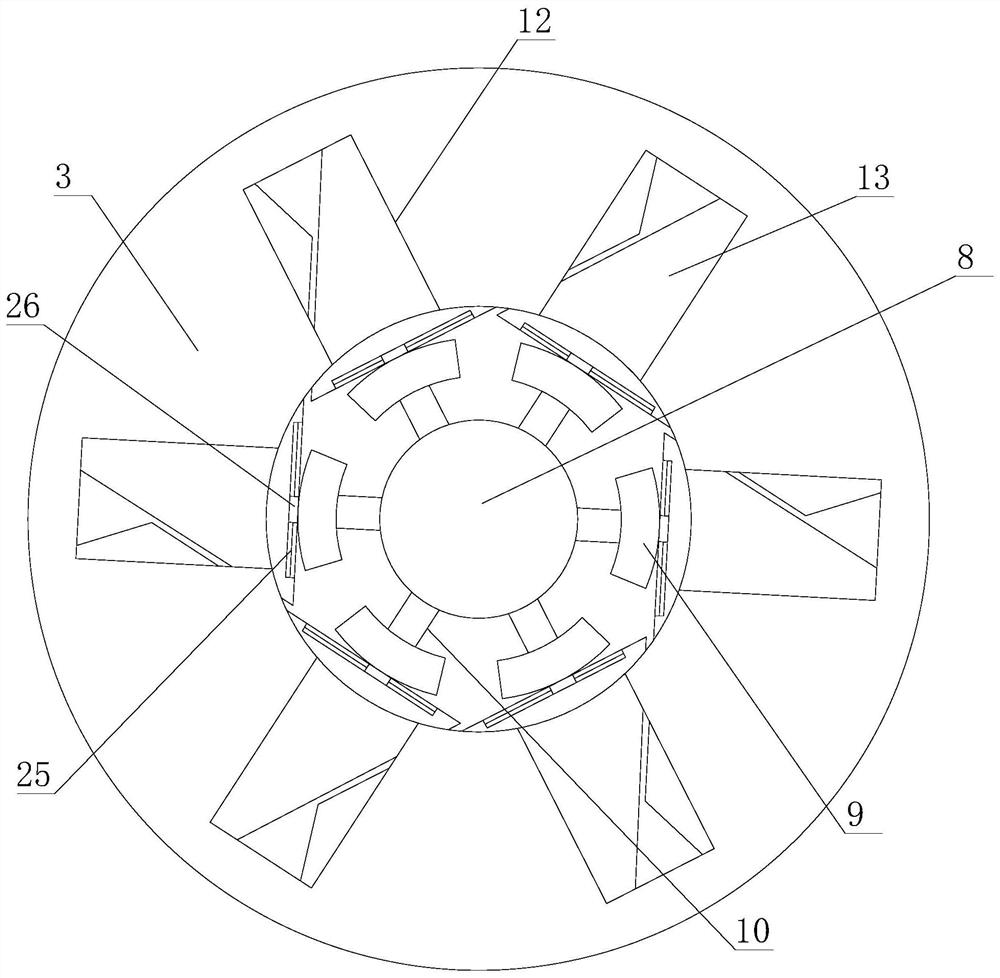 A spindle device for biomass fiber