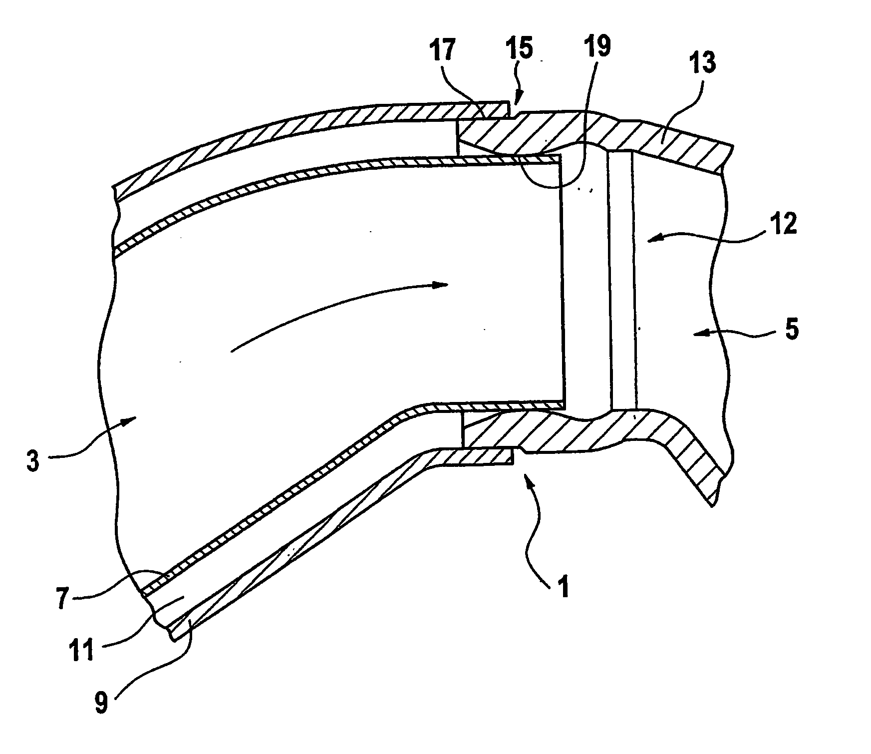 Method for Connecting a Sheet Metal Component, Such as a Pipe, to a Cast Metal Component, Such as a Housing Port, in Particular for an Exhaust System