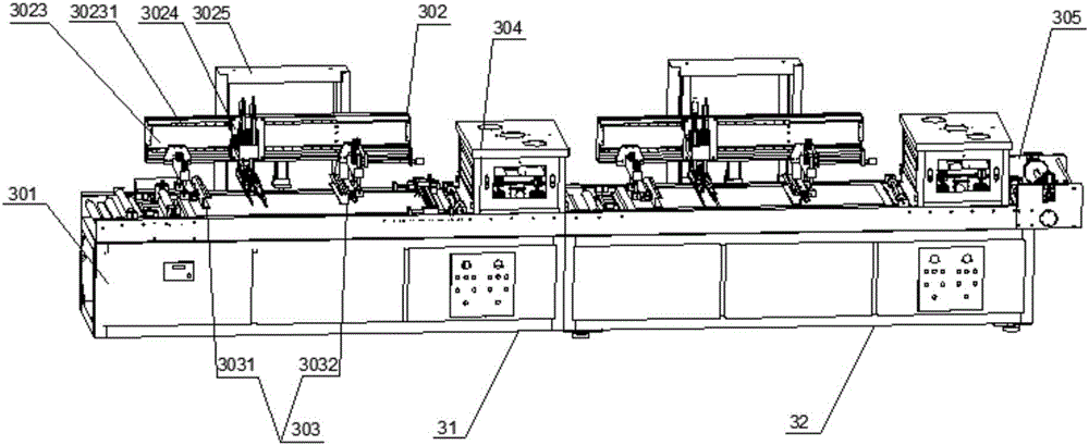 Full-automatic double-color screen printing machine and automatic screen printing method