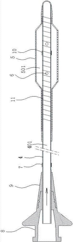 Pipe withdrawing device