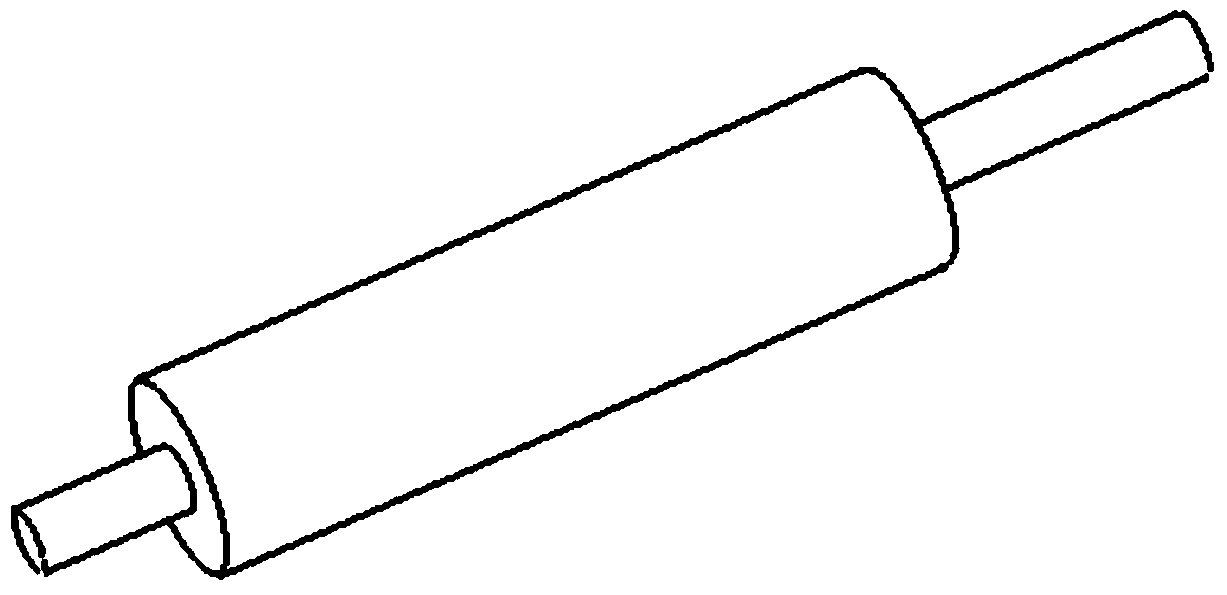 High-speed motor rotor based on segmented magnets and variable-section shaft