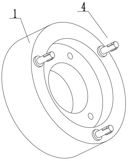 Wet brake convenient to disassemble and assemble