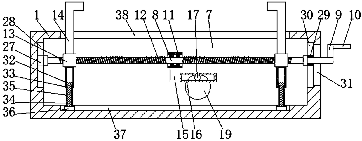 Drilling device for furniture manufacture