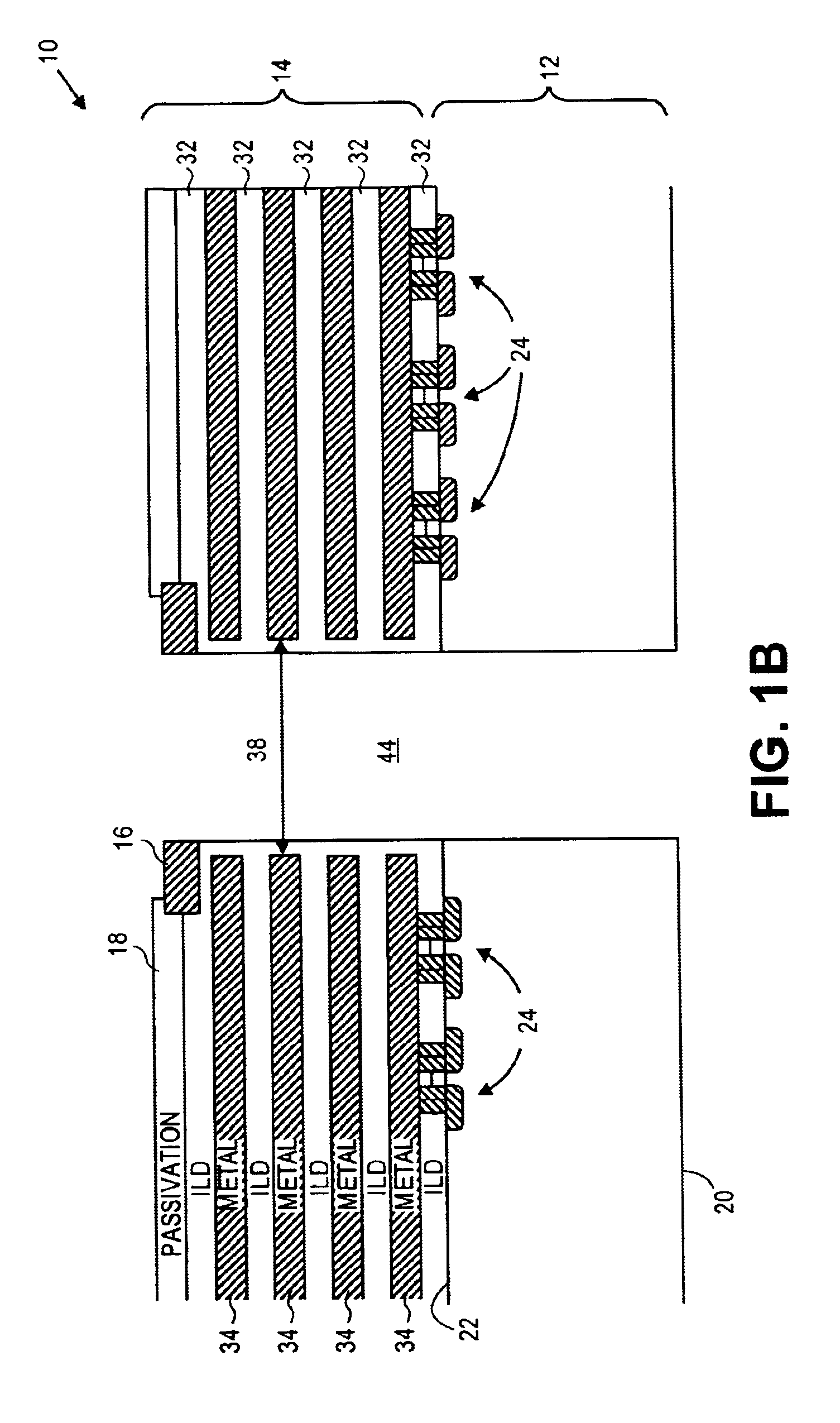 Integrated circuit die and an electronic assembly having a three-dimensional interconnection scheme