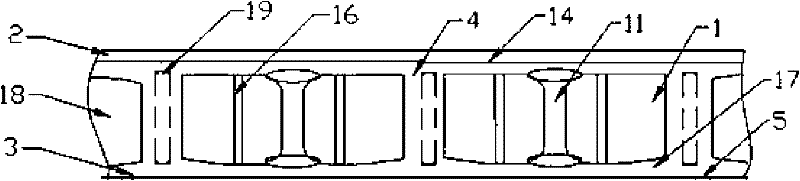 Cast-in-situ high-strength light floor system for buildings