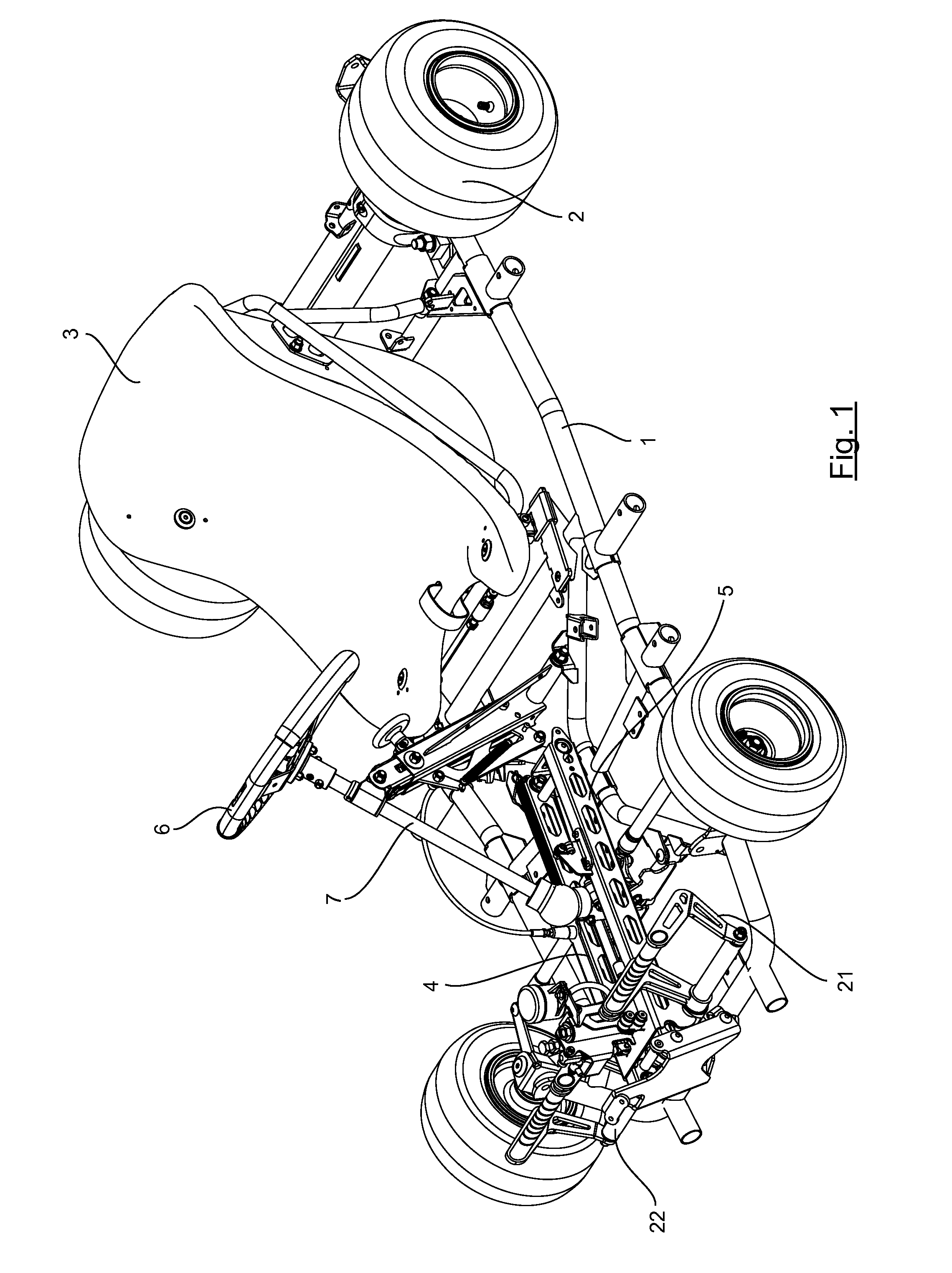 Kart Chassis with Increased Impact Resistance, and Corresponding Kart