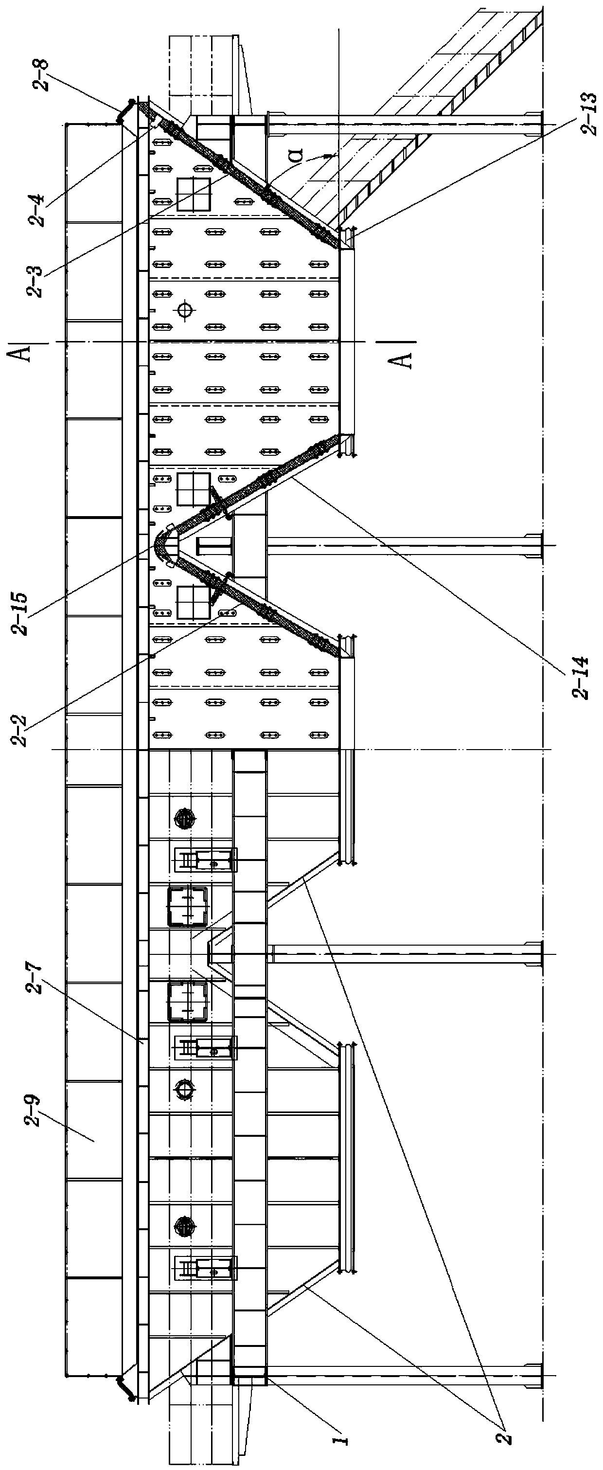 High-temperature-resistant and impact-resistant slag well