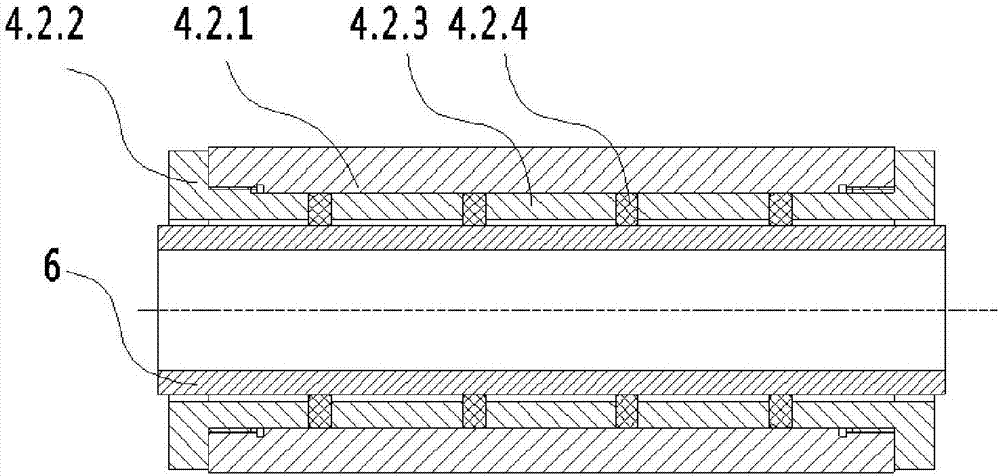 Machining method and equipment for inner circle of circular tube magnet