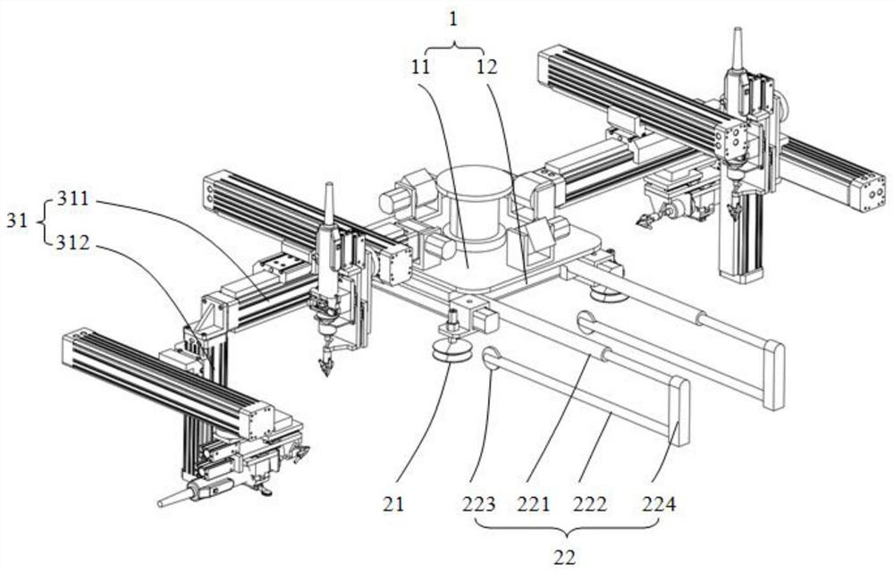 Fixing and assembling mechanism for industrial robot