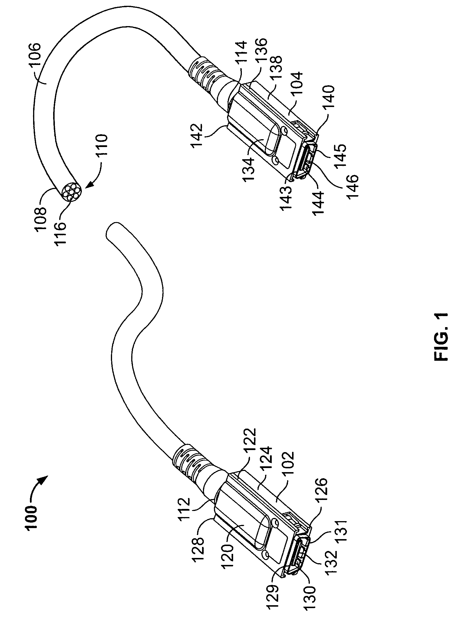 Cable assembly with opposed inverse wire management configurations
