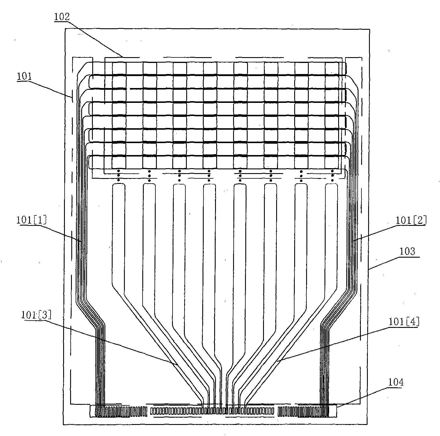 Organic electroluminescence device and test method thereof