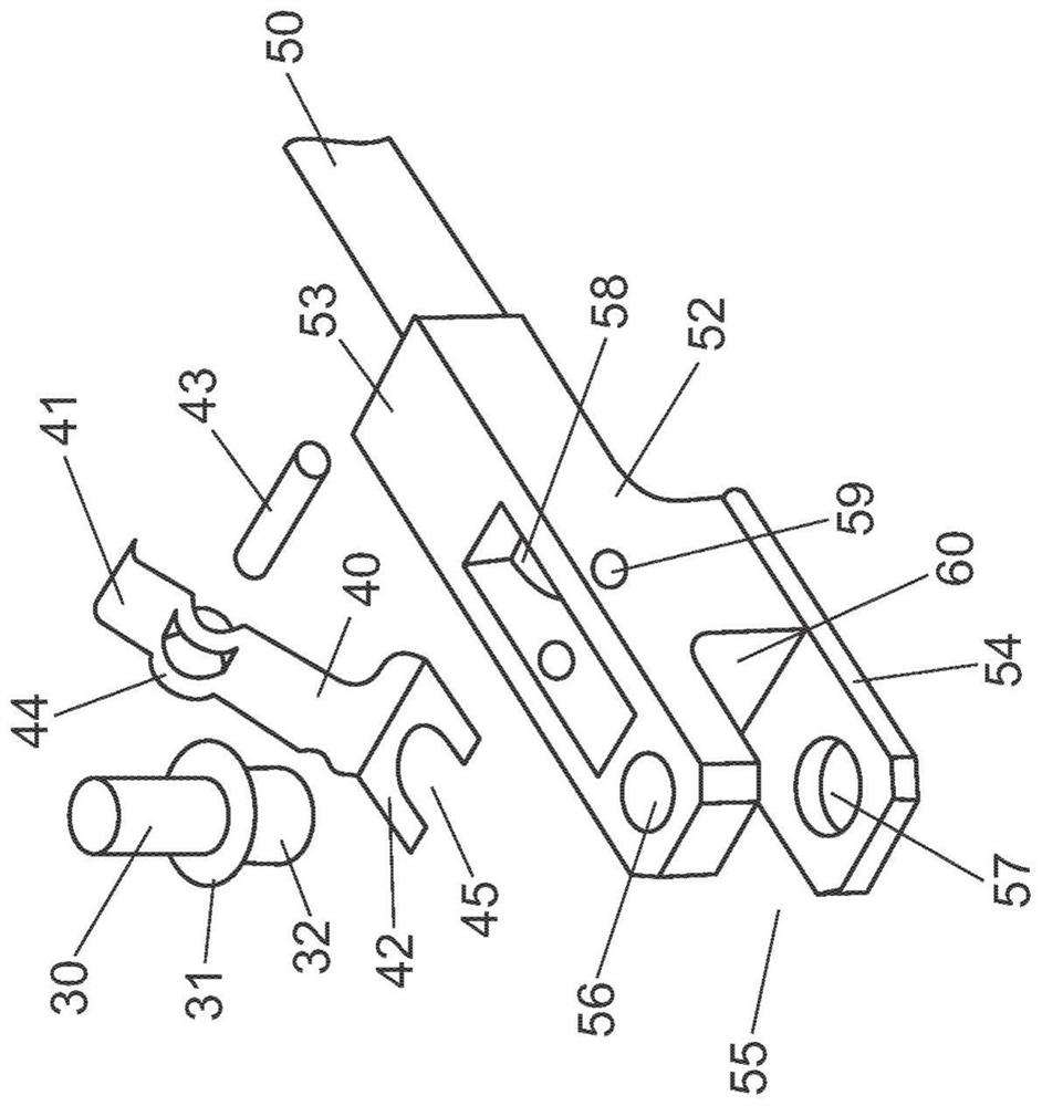 Seat rail module for a vehicle seat for vehicle seat deceleration in the event of a crash
