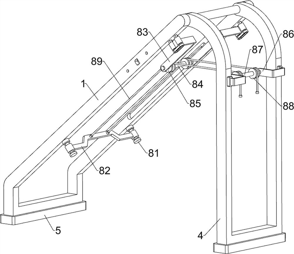 Trapezoidal frame for line fault detection of illuminating lamp