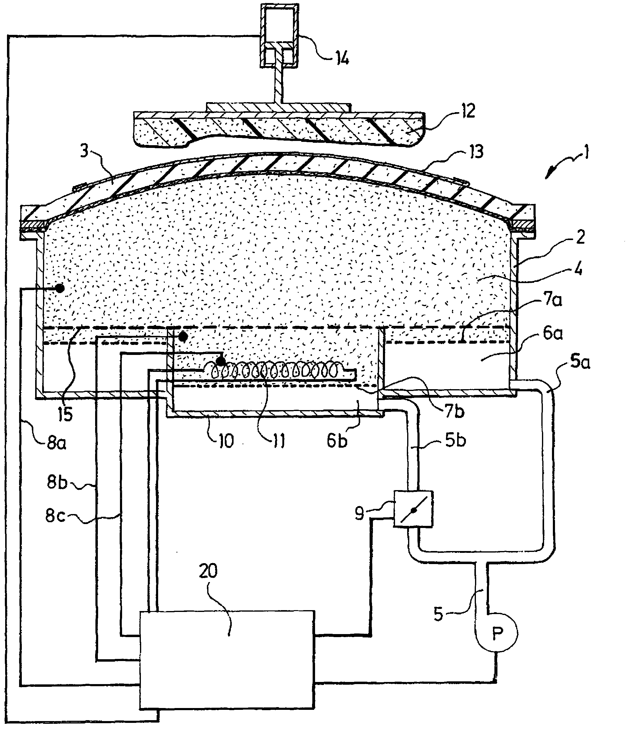 Device and method for thermally bonding a flexible coating to a support