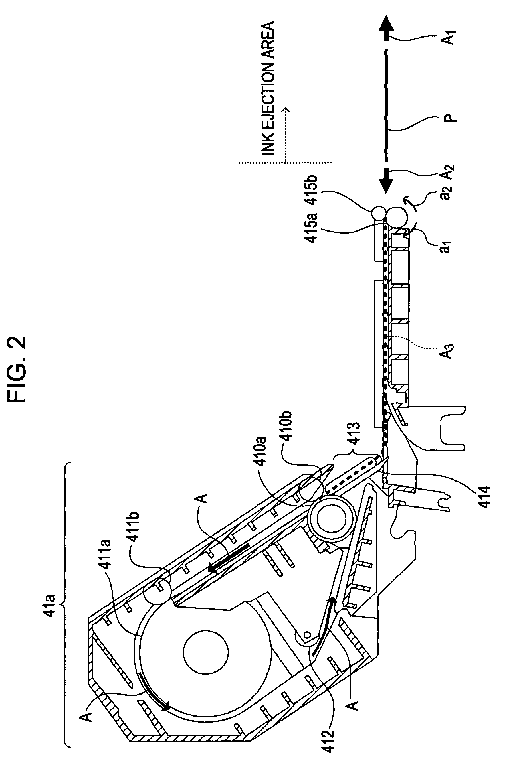 Printing apparatus for preventing paper curl